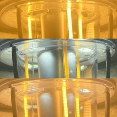 ほぼ新品　ランタン キャンプライト 充電式　LED 防水 無段階調光　 の画像