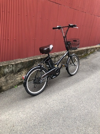 【京都】京の楽チャリ　電動アシスト自転車　20インチ　シュガードロップ　黒色 京都】京の楽チャリ 電動アシスト自転車 20インチ シュガードロップ 黒色