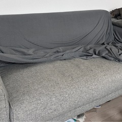  【無料】グレーのソファ差し上げます幅157cm ！ 