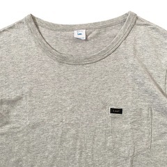 Lee リー ポケットtシャツ グレー Mサイズの画像