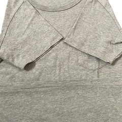 Lee リー ポケットtシャツ グレー Mサイズの画像