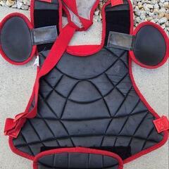 Mizuno PROキャッチャー用プロテクターセット レッド