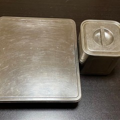 ステンレスバット&ステンレスキッチンポット
