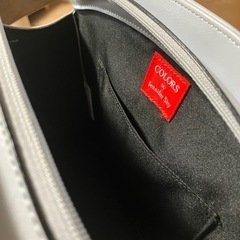 【売済】COLORS バッグ 水色 台形 の画像