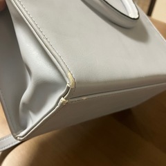 【売済】COLORS バッグ 水色 台形 の画像