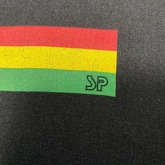 SHOOT ラスタ柄 ロングtシャツ ブラック Lsizeの画像