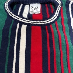 ZARA ザラ　メンズ　コットン　セーター　ニット　Mの画像