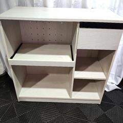 ⑤【多数出品中】(白)レンジ台 コンセント付 入荷致しました。