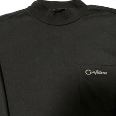 Confidence ハイネック ポケット付き ロングtシャツ Lsizeの画像
