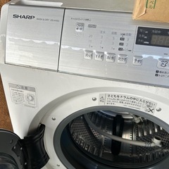 値下げ！　シャープ　ドラム洗濯機　ドラム洗濯機の画像