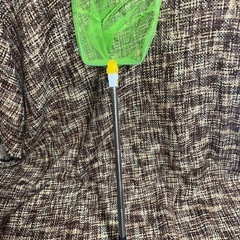 虫と小魚を取る網の画像