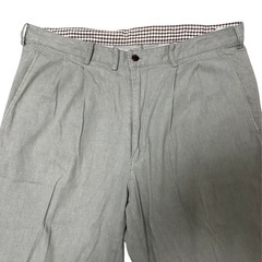 Papas パパス ツータックスラックス ライトグリーン Lsizeの画像