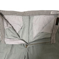 Papas パパス ツータックスラックス ライトグリーン Lsizeの画像