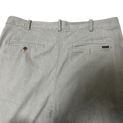 Papas パパス ツータックスラックス ライトグリーン Lsizeの画像