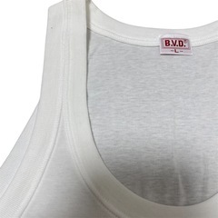 B.V.D タンクトップ ホワイト Lsizeの画像