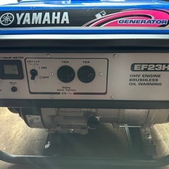 ヤマハ　発電機　EF23H 使用回数1回の画像