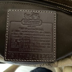 coach バッグの画像