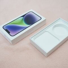 空箱　iPhone14　128ＧＢ　パープルの画像
