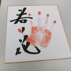 0510-259 若ノ花　手形色紙