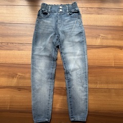 ハイウエスト ストレッチ スキニーパンツ 140cm