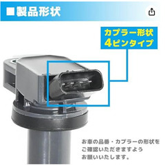 TOYOYA イグニッションコイル 純正同等品 1本 90919-02248の画像