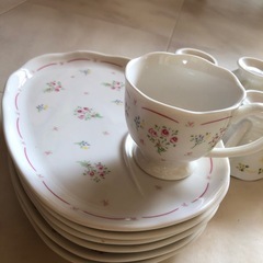 コーヒーカップ➕皿6セットの画像