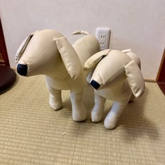  犬のインテリア・マネキン 2体セット🐶✨【引き取り限定】の画像