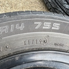 軽自動車　14インチタイヤホイール　4本の画像