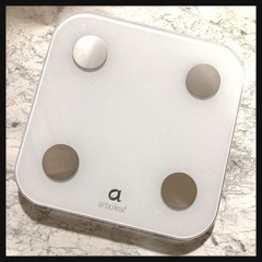 ꒰未使用꒱体組成形 ヘルスメーター 体重健康管理計 白