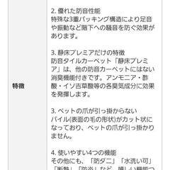 【防音マット・防音カーペット】静床プレミアム　丸洗いOK タイルカーペットの画像