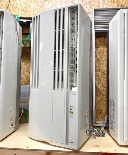 札幌市内配送可 美品 19年製 コロナ ルームエアコン ウインドエアコン CW-1620 標準窓枠付き