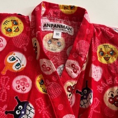 お話し中　アンパンマンの甚平の画像