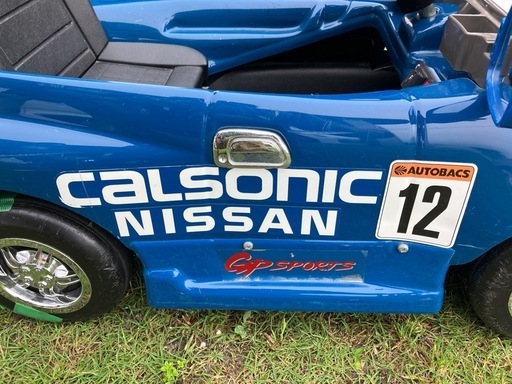 乗れる電動カー】日産スカイライン R34 カルソニック仕様／動作品