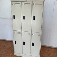 スチール製6人用ロッカー（業務用）幅90×高さ180×奥行き52...