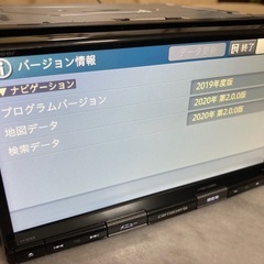 Bluetooth☪️対応                                                 　美品☪️2020年　楽ナビ AVIC-RZ303II 　DVD CD TV SD AUX USB ipod✳️の画像