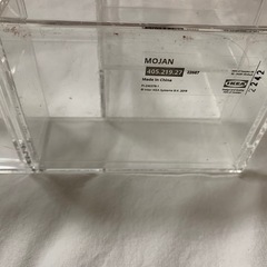 【IKEA】アクリルコレクションボックスの画像