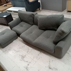 ★ジモティ割あり★  ソファー グレー W180×D77×H50...