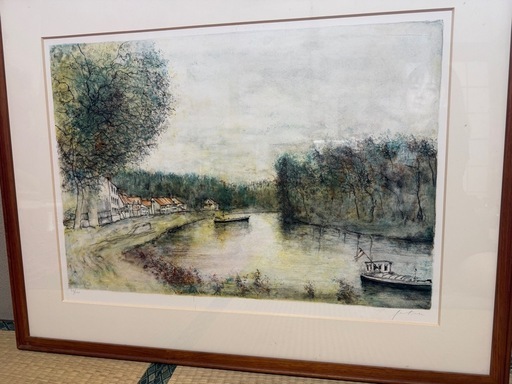 絵画 有名画家 洋画 ベルナールガントナー French Landscape