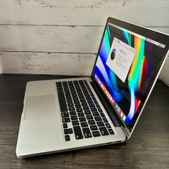 ⭐️美品 MacBook Pro 13インチ/Model A1425/i7 3GHz デュアルコア/メモリ8GB/SSD大容量512GB/US配列【バッテリー正常🔋✨】の画像