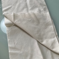 【ダイソー】はぎれ　白　美品の画像
