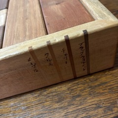天然木　積み木　おもちゃ　ベビー　知育玩具　中古の画像