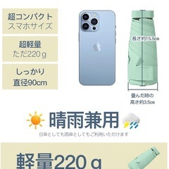 【新品未使用】折りたたみ傘 携帯傘 コンパクト ブラックの画像