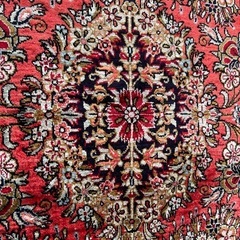 ペルシャ絨毯　シルク100% クム産の画像