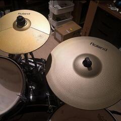 自作電子ドラム(pearlドラム＋v-drumモジュール)の画像