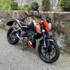 KTM duke200 難ありの画像