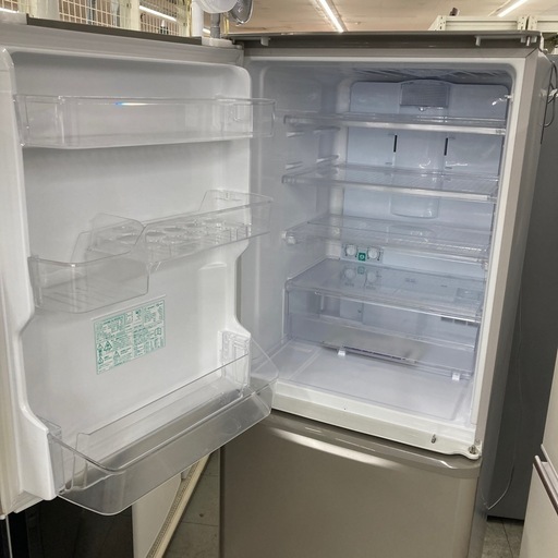 ⭐︎6ヶ月保証⭐︎シャープ　350L3ドア冷蔵庫　2018年製　SJ-W352D ※製氷器欠品
