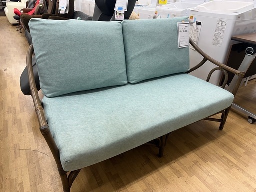 【ドリーム川西店御来店限定】2Pソファ／クリーニング済み 【2001252255600276】