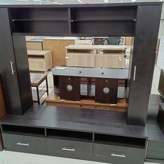 ★ジモティ割あり★  テレビ台 ダークブラウン W160×D46...