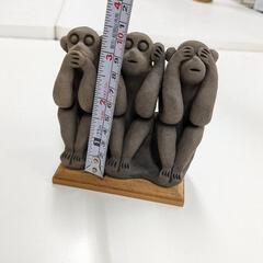 陶器　見ざる聞かざる言わざるの画像