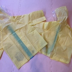 しまじろう　カッパ　レインコート　90cm?と110cmセットの画像